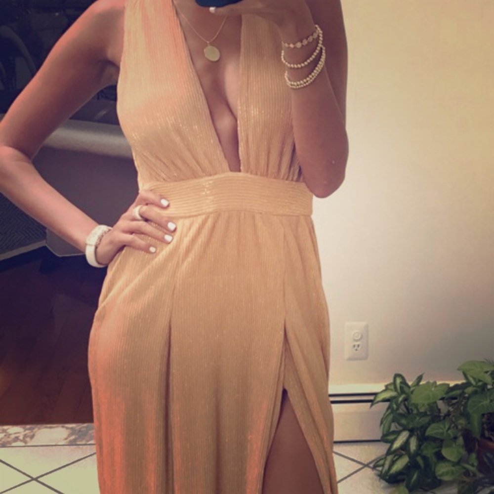 Lovers and Friends double slit dress